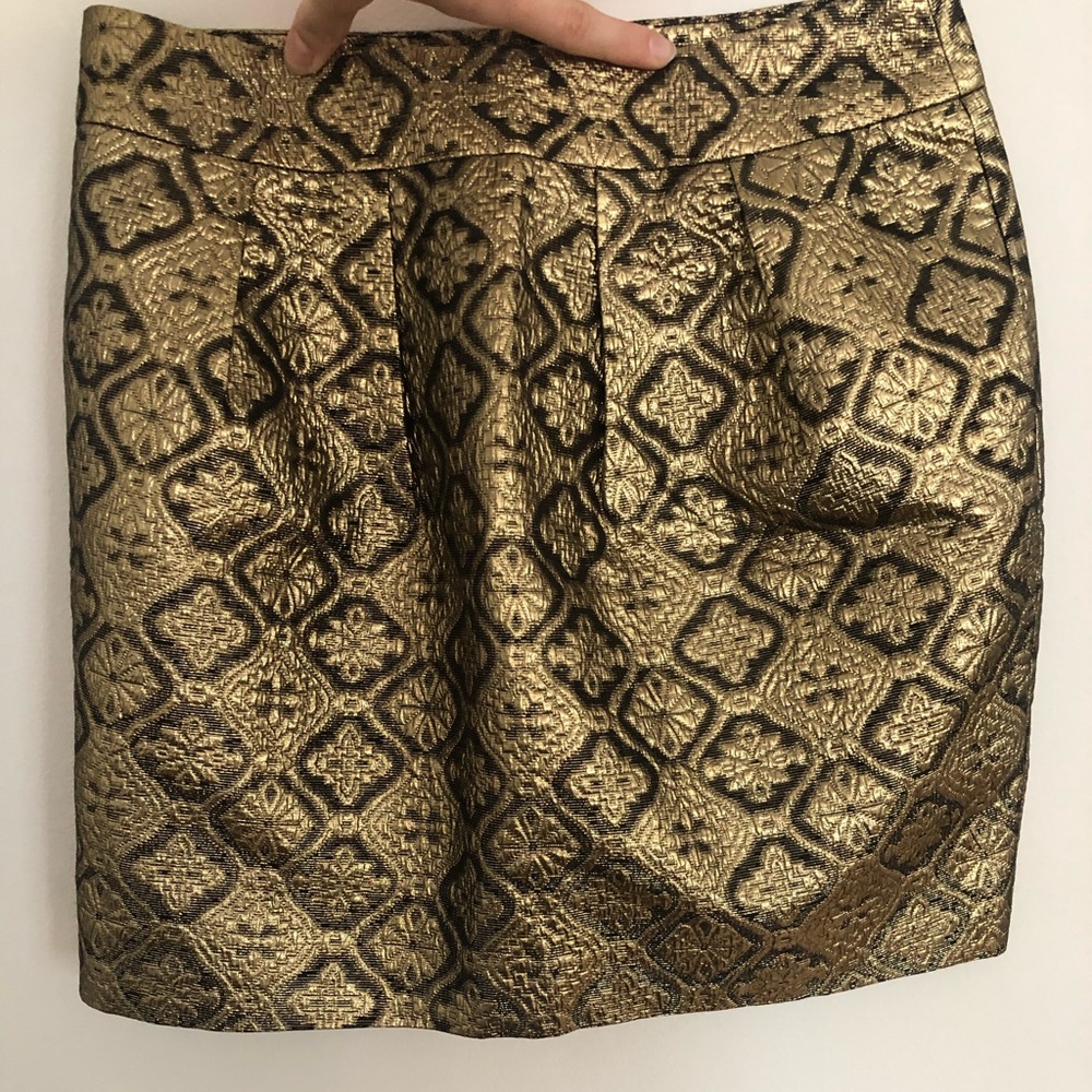 Gold skirt